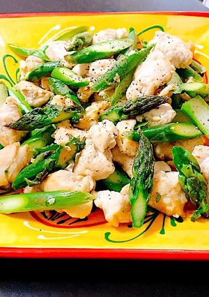 アスパラと鶏ささみの塩麹焼き-レシピのメイン写真