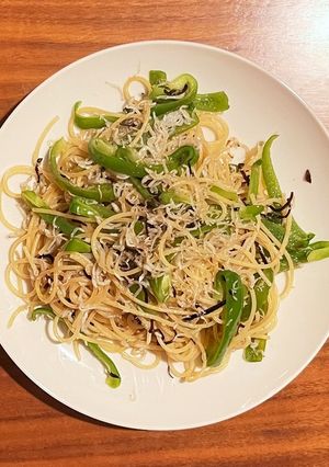 ピーしらパスタ-レシピのメイン写真