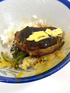 椎茸と挽肉のハンバーグ-レシピのメイン写真