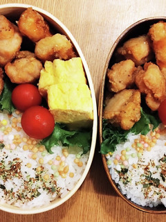 男子男子高校生と親子弁当、残り物協奏曲-レシピのメイン写真