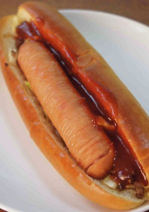 今屋のハンバーガーと言うホットドッグ-レシピのメイン写真