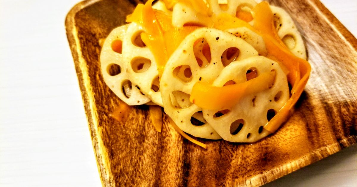 簡単！黒七味のれんこん金平 by 簡単しりぃず/管理栄養士 瀬戸アオイ