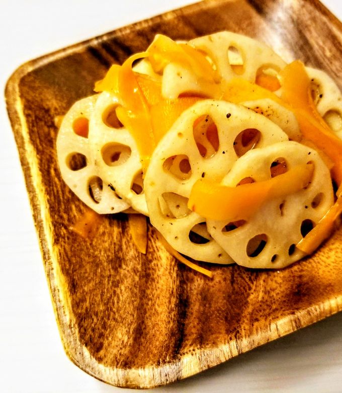 簡単！黒七味のれんこん金平 by 簡単しりぃず/管理栄養士 瀬戸アオイ