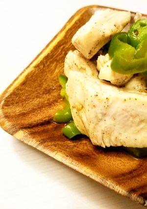 簡単！塩鶏ピーマン-レシピのメイン写真