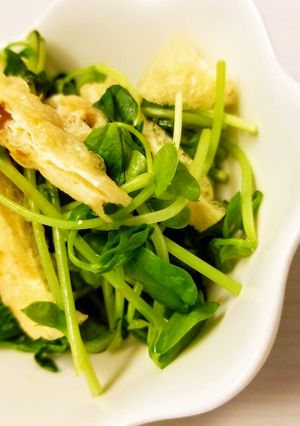 簡単！豆苗の醬油麴和え-レシピのメイン写真