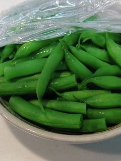 インゲンをチンして、温野菜-レシピのメイン写真