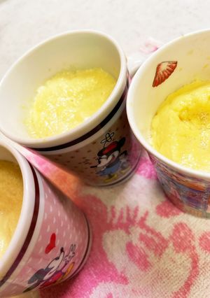卵酒みたいな豆腐プリン　　レンジでズボラ-レシピのメイン写真