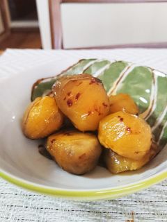 炊飯器保温で栗の甘露煮-レシピのメイン写真