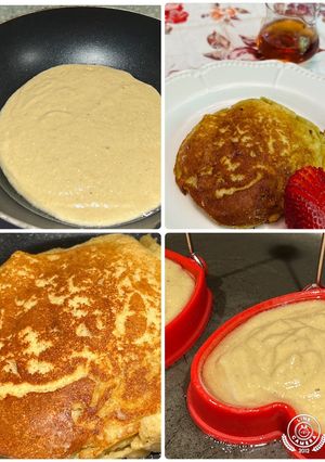 米粉でバナナパンケーキ-レシピのメイン写真