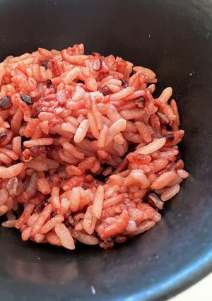 炊飯器で通常炊き☆古代米(黒米)ごはん-レシピのメイン写真