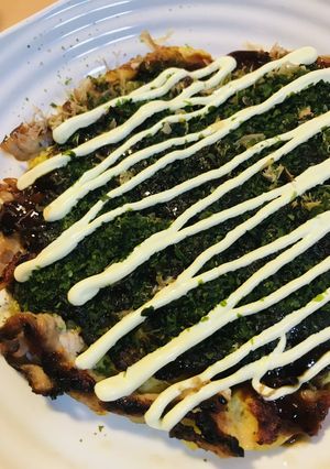米粉お好み焼き●豚玉真ん中チーズ-レシピのメイン写真