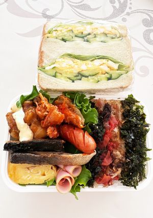 塾弁（昼食夕方軽食）2023.06.03-レシピのメイン写真