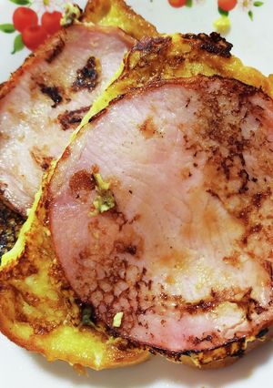 ハムでフレンチトースト♪-レシピのメイン写真