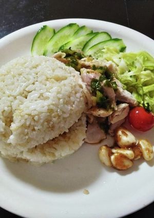 炊飯器シンガポールチキンライス(^^)-レシピのメイン写真