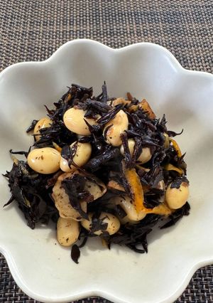旨味が染みる♪大豆のひじき煮-レシピのメイン写真