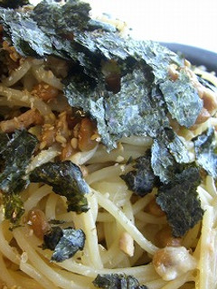 納豆とツナのパスタ-レシピのメイン写真