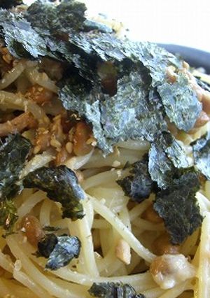 納豆とツナのパスタ-レシピのメイン写真