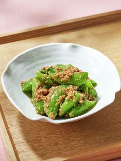 スナップえんどうのごま和え-レシピのメイン写真