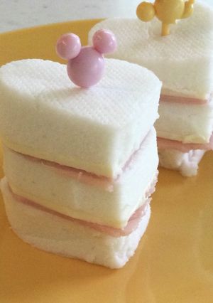 はんぺん&ハムチー☆デコケーキ風-レシピのメイン写真