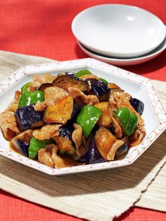 夏野菜と豚肉の甘辛炒め-レシピのメイン写真