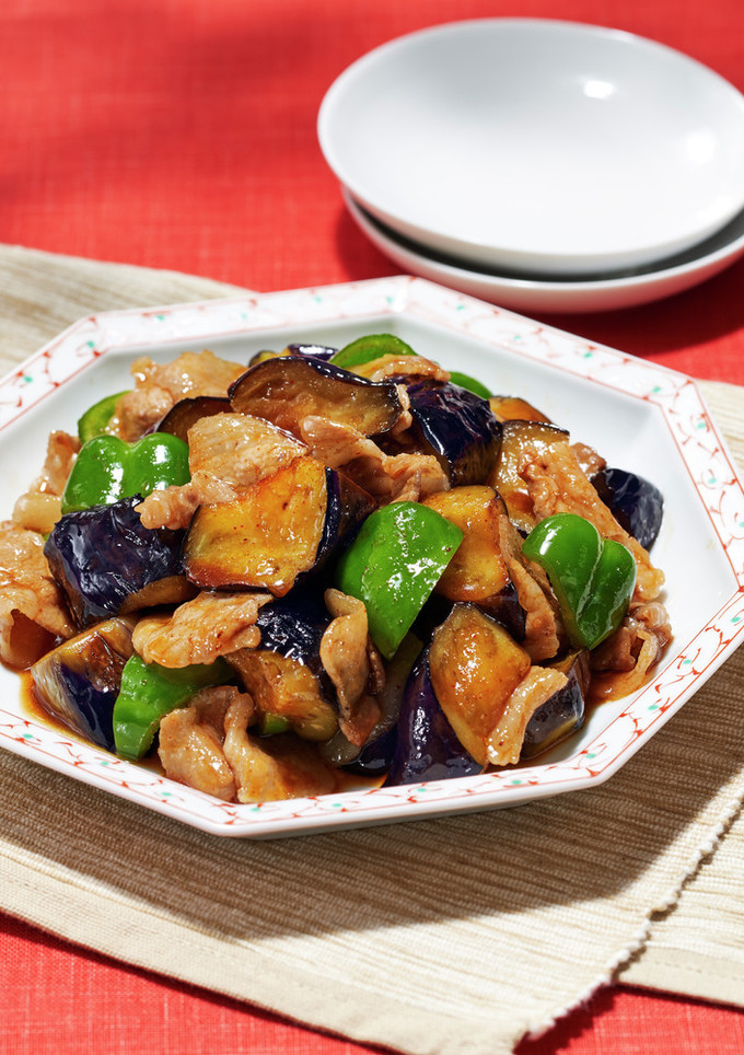夏野菜と豚肉の甘辛炒め-レシピのメイン写真