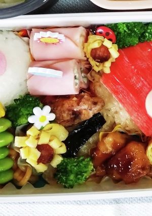　卓球　中学校　キャラ弁　部活弁当-レシピのメイン写真
