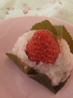 レンジで簡単♪いちご桜餅❀-レシピのメイン写真