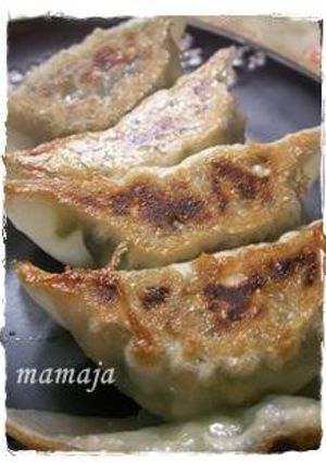 簡単餃子☆ニラ玉餃子☆お子様にも☆-レシピのメイン写真