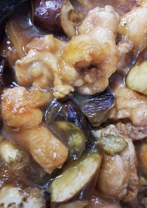 手羽元と茄子のさっぱり煮-レシピのメイン写真