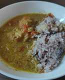 ココナッツミルクのトマトカレー