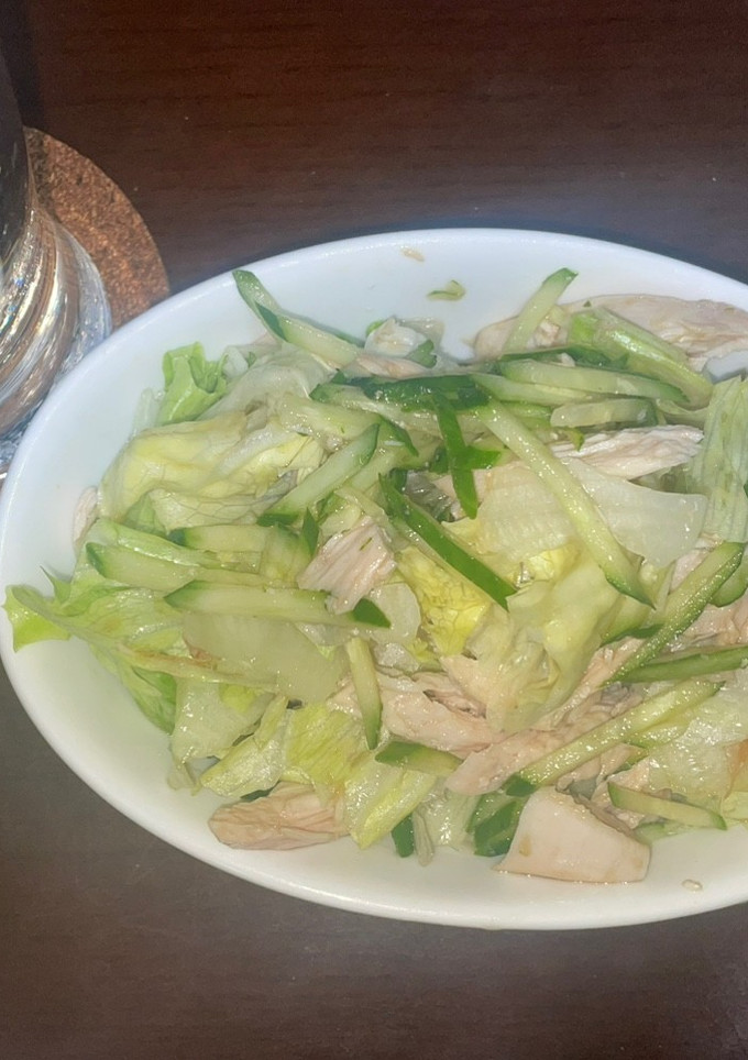蒸し鶏ときゅうりのわさぽん和え-レシピのメイン写真
