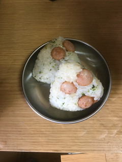 ウインナーと青海苔おにぎり-レシピのメイン写真