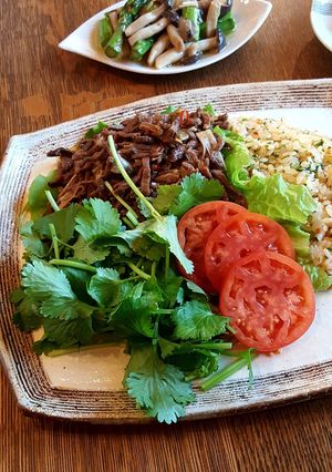 牛タンとパクチーライス(o^^o)♪-レシピのメイン写真