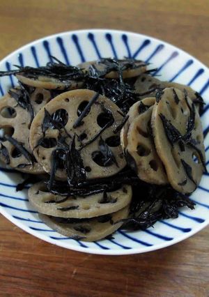 レンコンとひじきの炒め煮-レシピのメイン写真