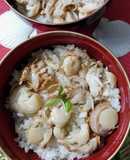 残りご飯とボイル帆立で【帆立ご飯】が美味