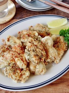 ☆簡単☆鶏ささみのレモンバジルから揚げ-レシピのメイン写真