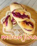 あこ酵母で作る紫芋あんスティック