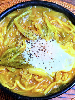 カレー鍋焼きラーメン-レシピのメイン写真