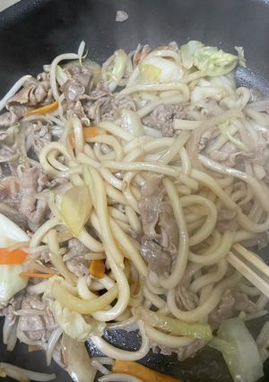 焼きうどんは醤油でしょう-レシピのメイン写真