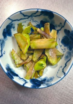 ブロッコリーの茎のおつまみ-レシピのメイン写真