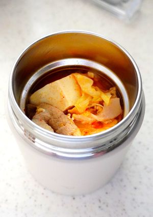 焼肉のたれでチゲ風スープ-レシピのメイン写真