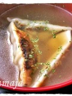残り焼き餃子で簡単スープ☆餃子のスープ☆-レシピのメイン写真