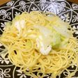 キャベツとモッツァレラの手抜きパスタ