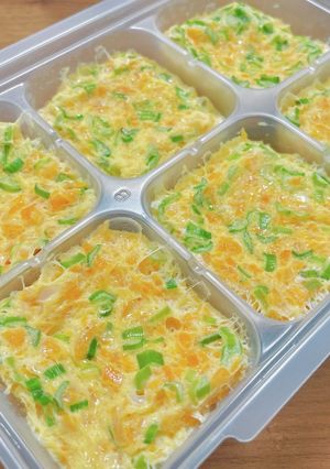 離乳食幼児食！そのまま冷凍レンジで卵焼き-レシピのメイン写真