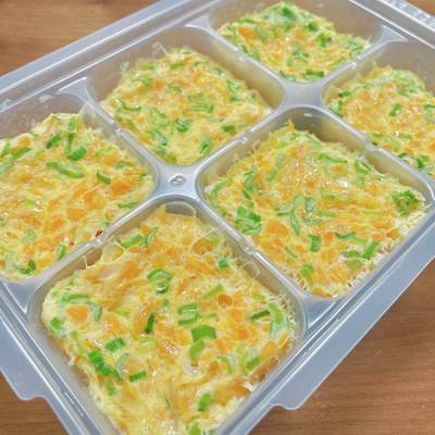 離乳食幼児食！そのまま冷凍レンジで卵焼き