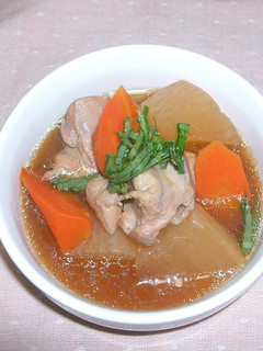 簡単♪大根と鶏肉の煮物♪-レシピのメイン写真