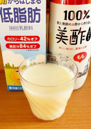 美酢（ミチョ）の牛乳割り-レシピのメイン写真