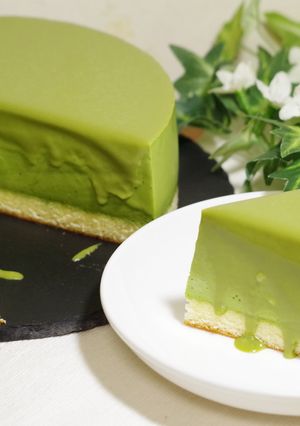 抹茶とホワイトチョコレートのムース-レシピのメイン写真