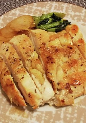 ◆簡単しっとりハーブチキン ポテト添え◆-レシピのメイン写真