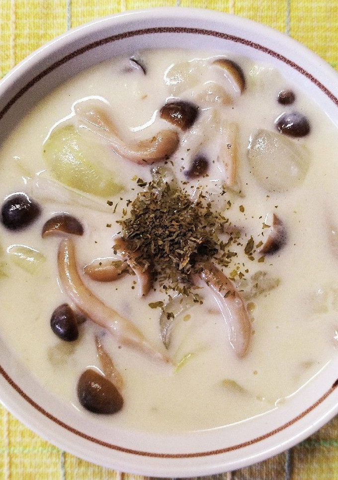簡単♬ しめじと玉ねぎの ミルクスープ❁-レシピのメイン写真